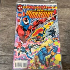 The scarlet spider joins the new warriors comic